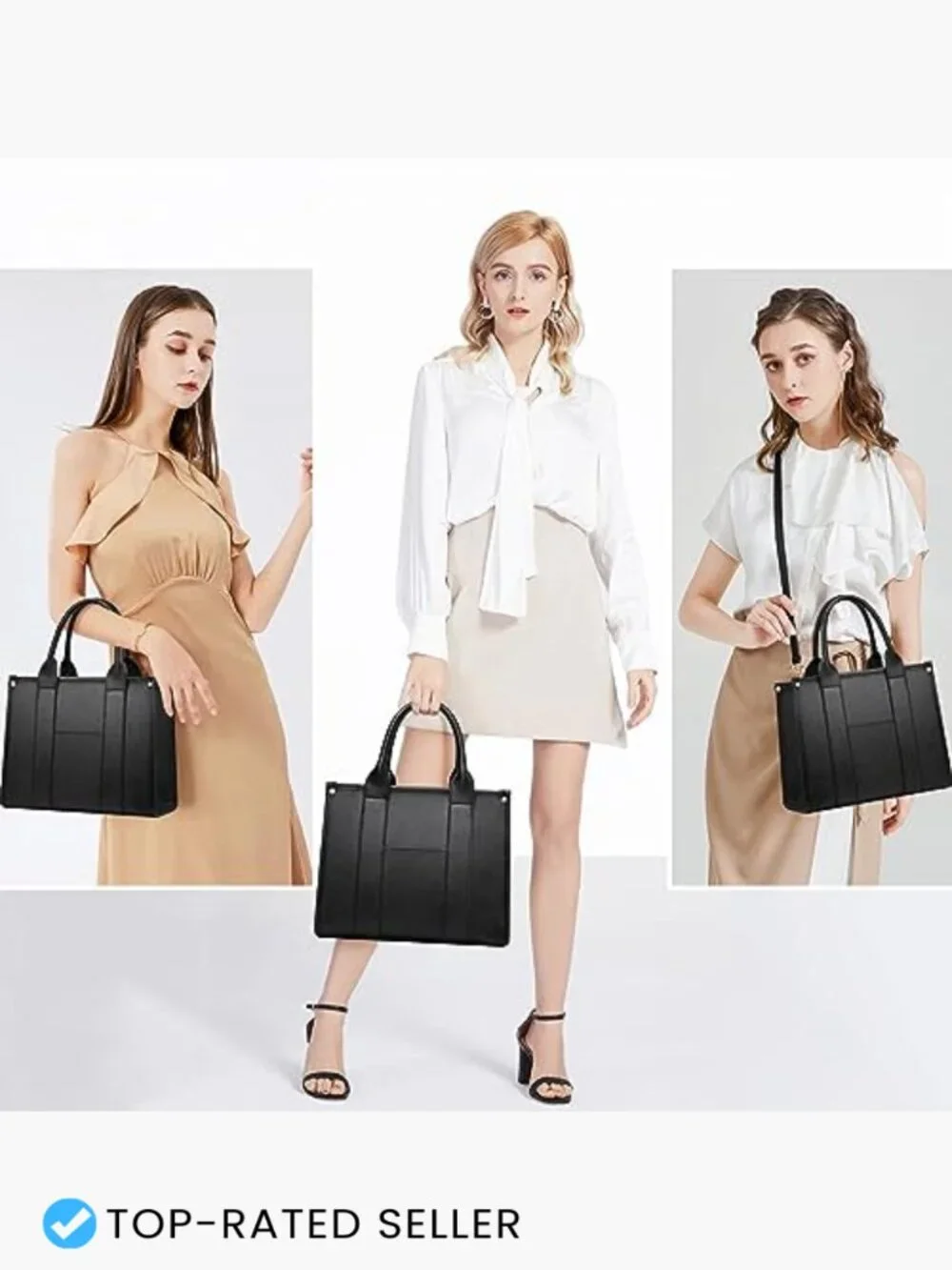 Women's Tote Bag Crossbody Shoulder Satchel Purse Faux Leather Handbag
